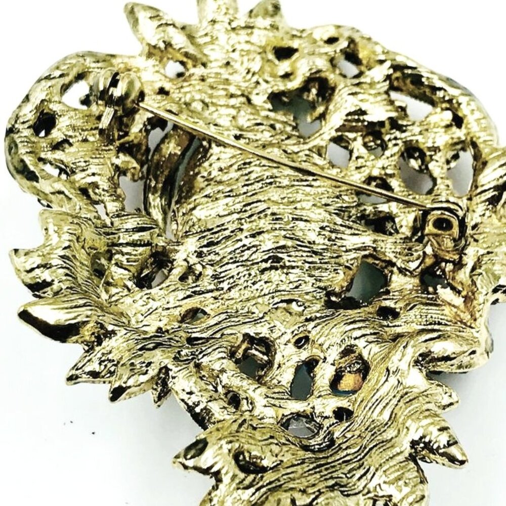 Large Bright Vibrant Multicolored Rhinestone Crys… - image 5